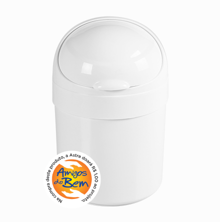 Lixeira com Tampa Basculante 6L